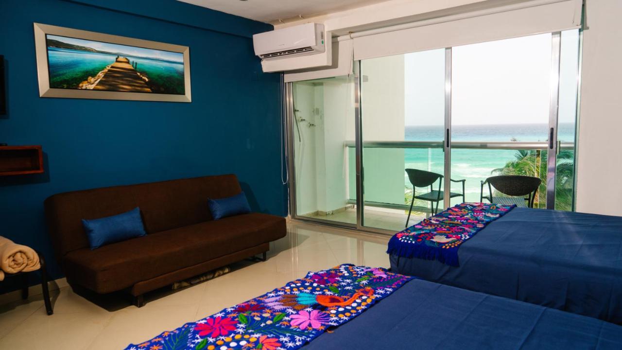 Ocean Front View Villa Cancun Bagian luar foto