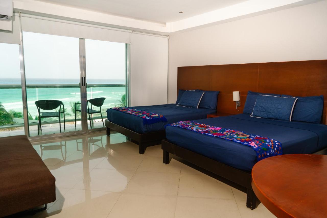 Ocean Front View Villa Cancun Bagian luar foto
